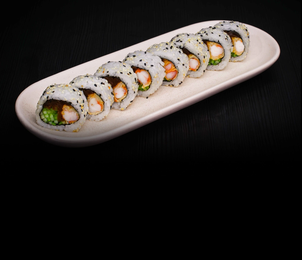 California z krewetką tempura