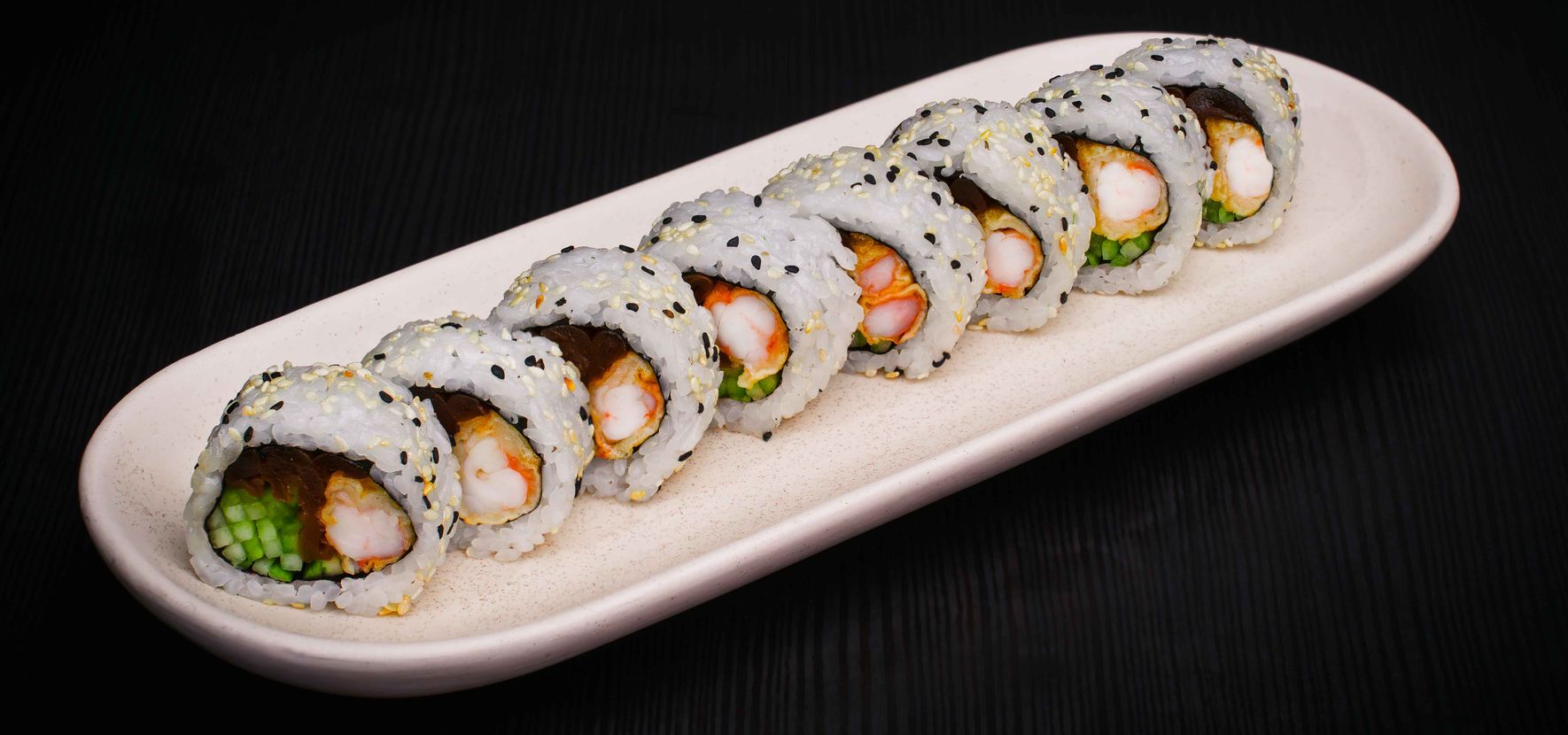 California z krewetką tempura